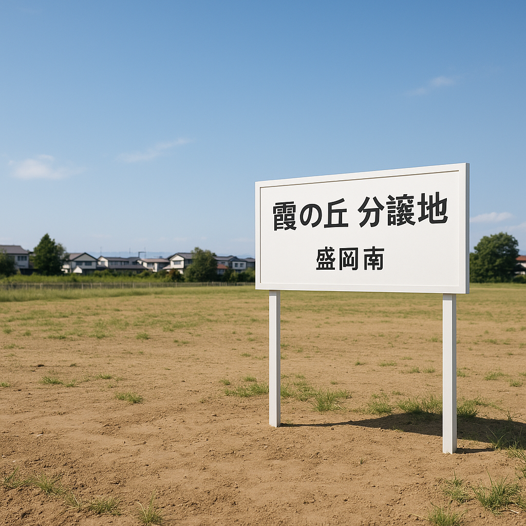 霞の丘 分譲地・盛岡南